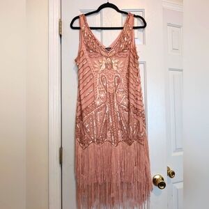 Roaring '20's Vintage Style Flapper Dress